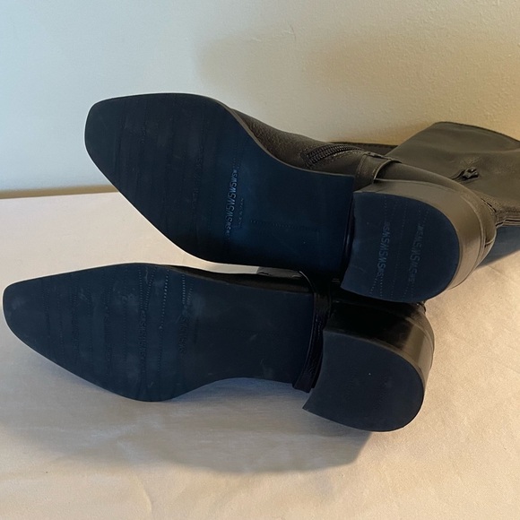 Stuart Weitzman Black Nappa Leather Knee-high Boots - Picture 9 of 10